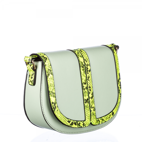 Γυναικεία τσάντα Evian Πράσινο  οικολογικό δέρμα, 2 - Kalapod.gr